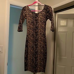 Leopard Print Dress
